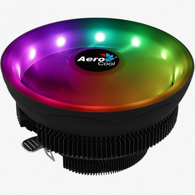 Устройство охлаждения(кулер) AEROCOOL Core Plus 4-pin 15-25dB Al 110W 305gr LED Ret 1170689