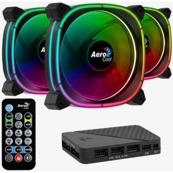 Вентилятор AEROCOOL ASTRO 12 PRO, 120мм, Ret