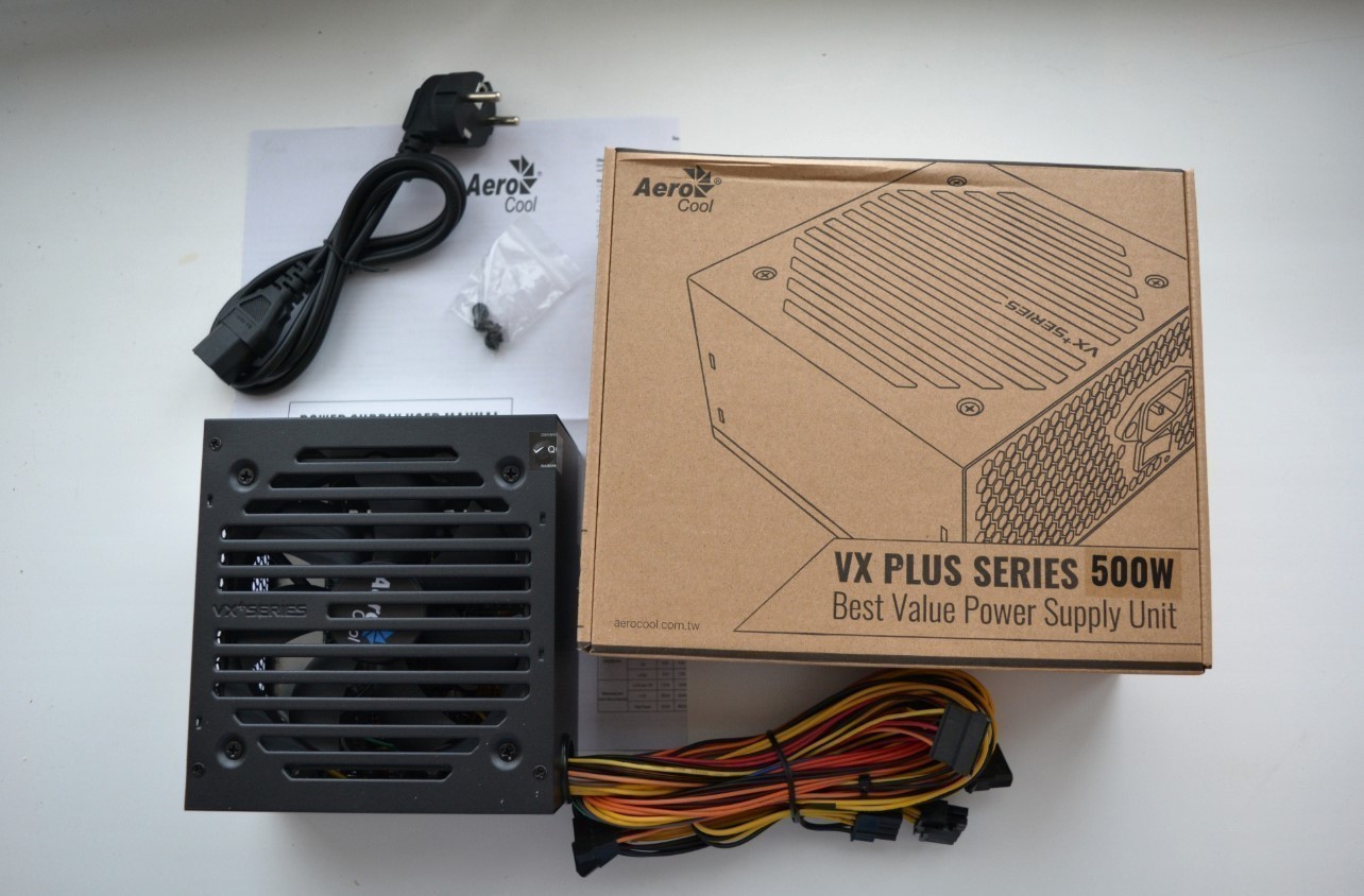 Обзор AEROCOOL VX-500. Блок питания с подсветкой для игровой сборки ...