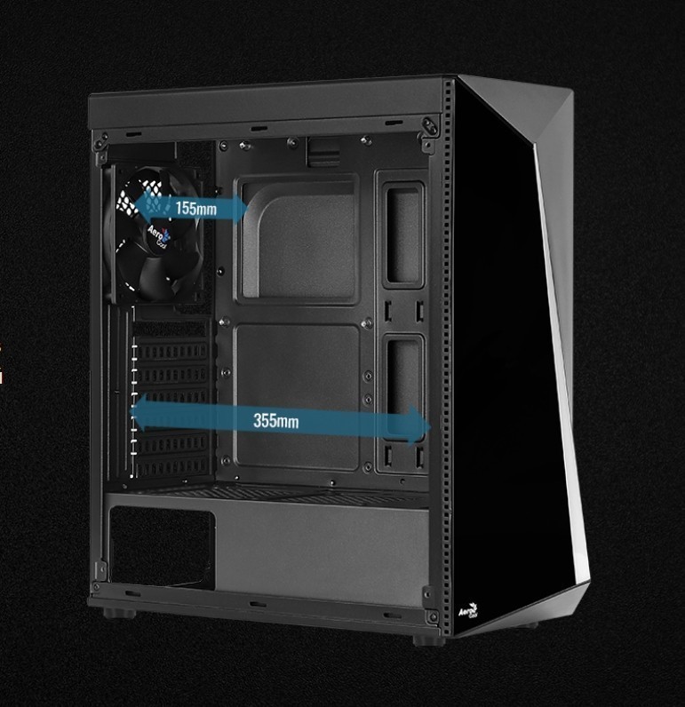 Обзор AEROCOOL SHARD. Геймерский корпус для компьютера с прозрачной ...