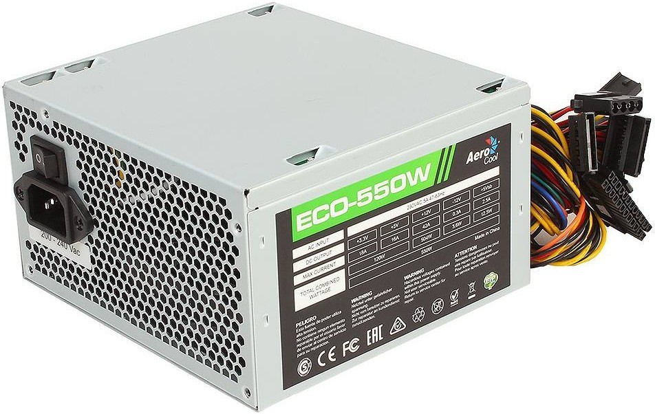 Обзор AEROCOOL ECO. Блок питания со стабильным напряжением ...