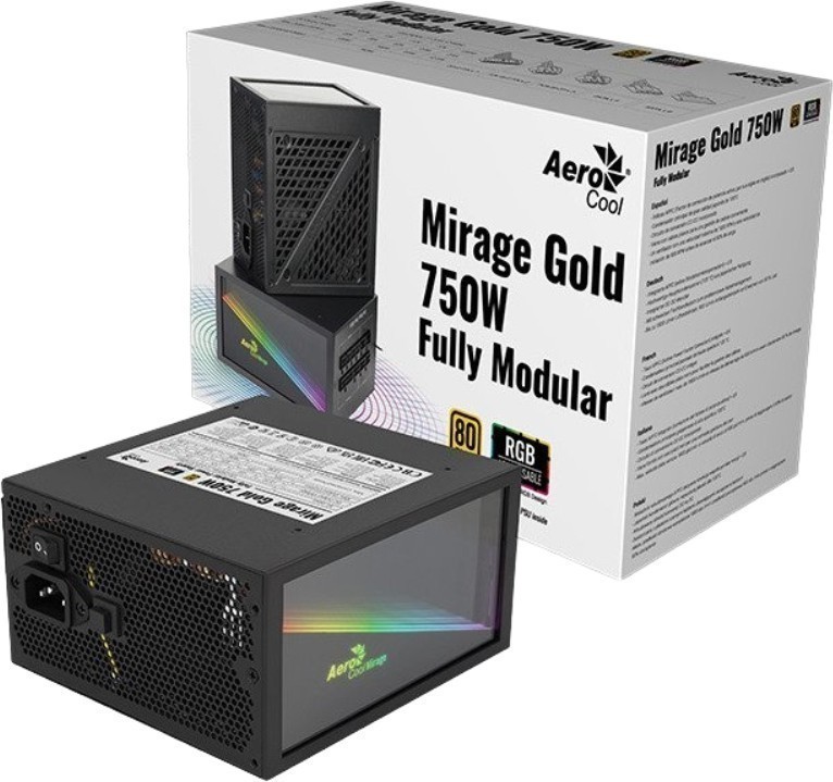 Обзор AEROCOOL MIRAGE GOLD 750W. Блок питания компьютера со ...